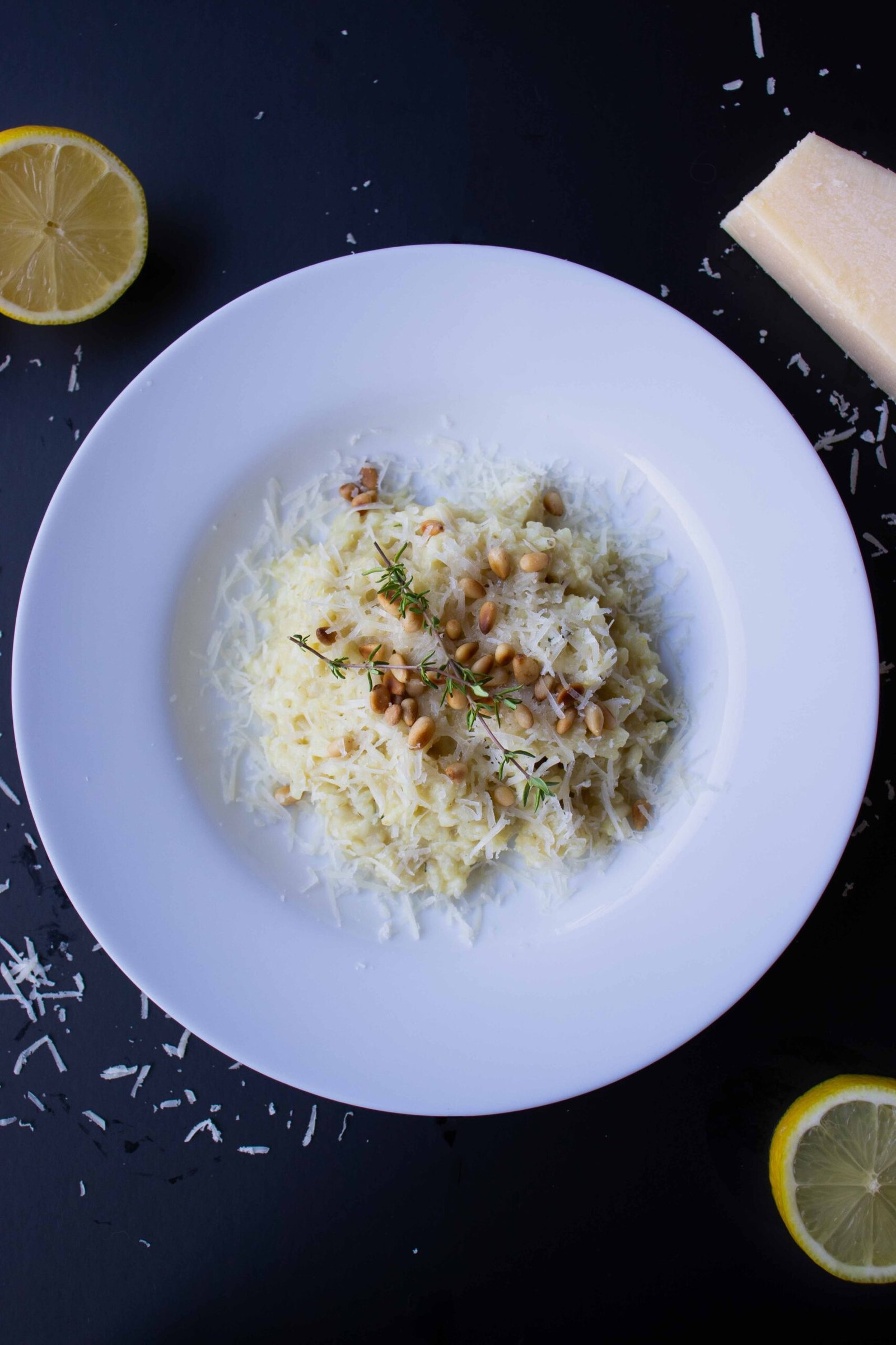 Low FODMAP Risotto met citroen, geitenkaas en tijm